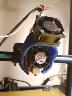 CR-10 E3D V6 fang addon for Heavy Duty customisable modular mount