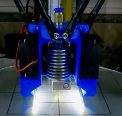 Delta Kossel Fan LED Hot End Combo