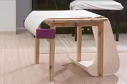 DrawBackMount - Simple Mount For Kids Table Paper Roll