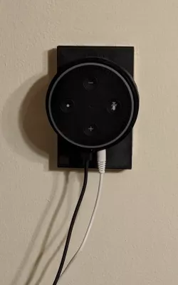 Echo Dot Phone plate mount