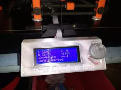 External Lack Enclosure Mount for Prusa Mk2 (MK3?) LCD screen