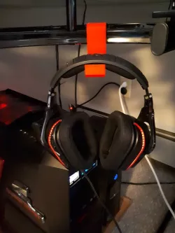 Gaming headset desk hook