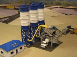 HO Scale Concrete Factory