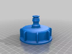 IBC cap with fine thread and gardena connection