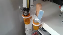 IKEA Lock Tool Bottle Holder (uses CVS Pharmacy pill bottles)