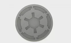 Imperial Cog w Solid Baseplate
