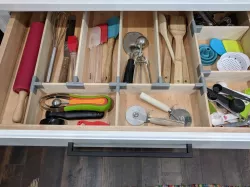 Kitchen Drawer Organizer Brackets/Braces
