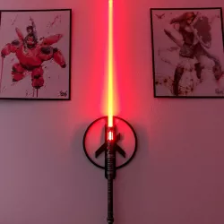 Light saber mount of the Jedi Knight II: Jedi Outcast logo