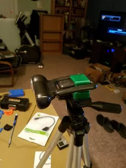 Logitech Pro 9000 mount for tripod