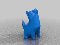 Low Poly Wolf