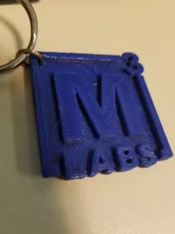 M3 Logo Keychain