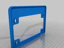 Motorcycle / Scooter License Frame