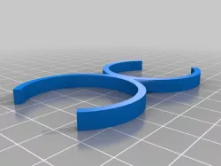 My Customized C0C0Chane1: a parametric double pipe clamp
