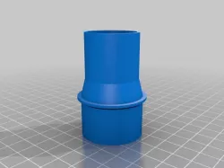 My Customized Vacuum Hose Adapter (for dremel to shopvac)