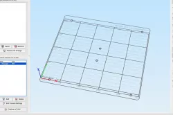 Prusa i3 MK2 Simplify3D Bed Model STL (OpenSCAD)