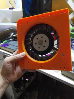 ps3 fan 3d printed blower conversion