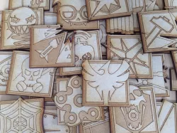Rainbow Six - lasercut/CNC operator icons