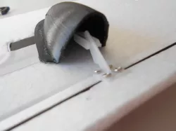RC plane servo horn cover