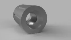 Simple AUG flash hidder for Airsoft