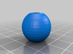 Sink stopper lever ball