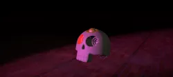Skeleton Head with chains