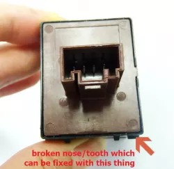 Skoda Fabia II Window Switch Fixation Clip