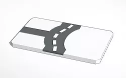 street round blank