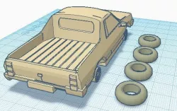 Subaru Brat 3d printing model 
