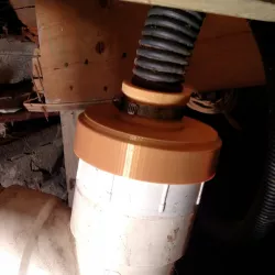 Sump pump hose coupling