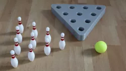Table Bowling with 3D models from the game Bowling Online 2