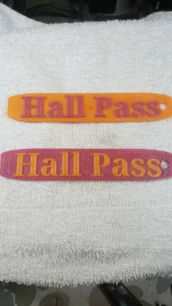 teacher hall pass