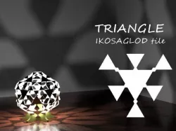 TRIANGLE: Ikosaglod Lamp Tile