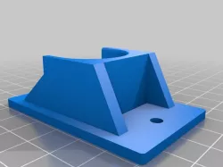 Wall mount for closet tube