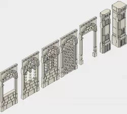 Warhammer Ruins: Modular Temple of 18th Greek Letter