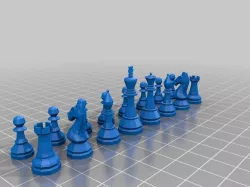 Windows 7 Chess Titans Hacked (Extracted) Chess Piece Models