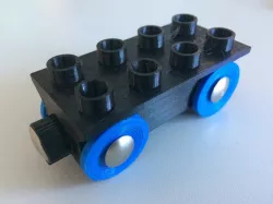 wood track magnet duplo train updated