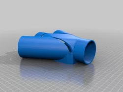 2 1/4 ventilation pipe splitter