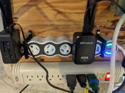 360 Electrical Power Curve Wall Bracket