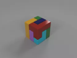 3D Cube Puzzle