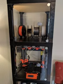 3D Ikea Lack table enclosure (0.125" panes & no link cuts required)