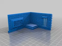 3D printable Sonic the Hedgehog inspired miniature terrain