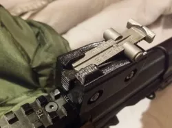 AK rear sight mount adapter for ARs 