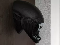 Alien Head Wall Hanger ( The mouth is smaller )