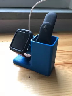 Apple Watch dock & strap container