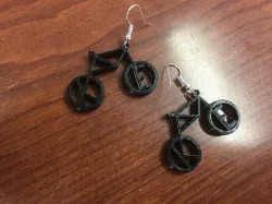 bike earrings