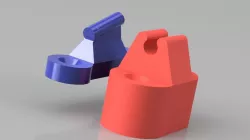 Caravan door latch