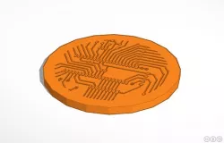 Circuitboard Drink Coaster