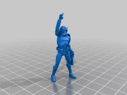 Clone Cody Commander Star Wars Legion Scale