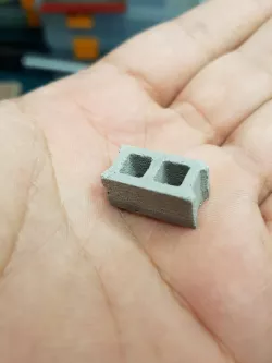 Concrete Cinder Block mold 1/20