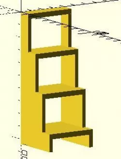 customisable step ladder/ display rack